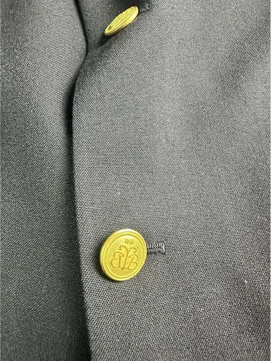 👔🧥 Brooks Brothers Brooksease Navy Wool Gold Button Blazer 45R 8861-2 🧥👔 - Picture 4 of 15